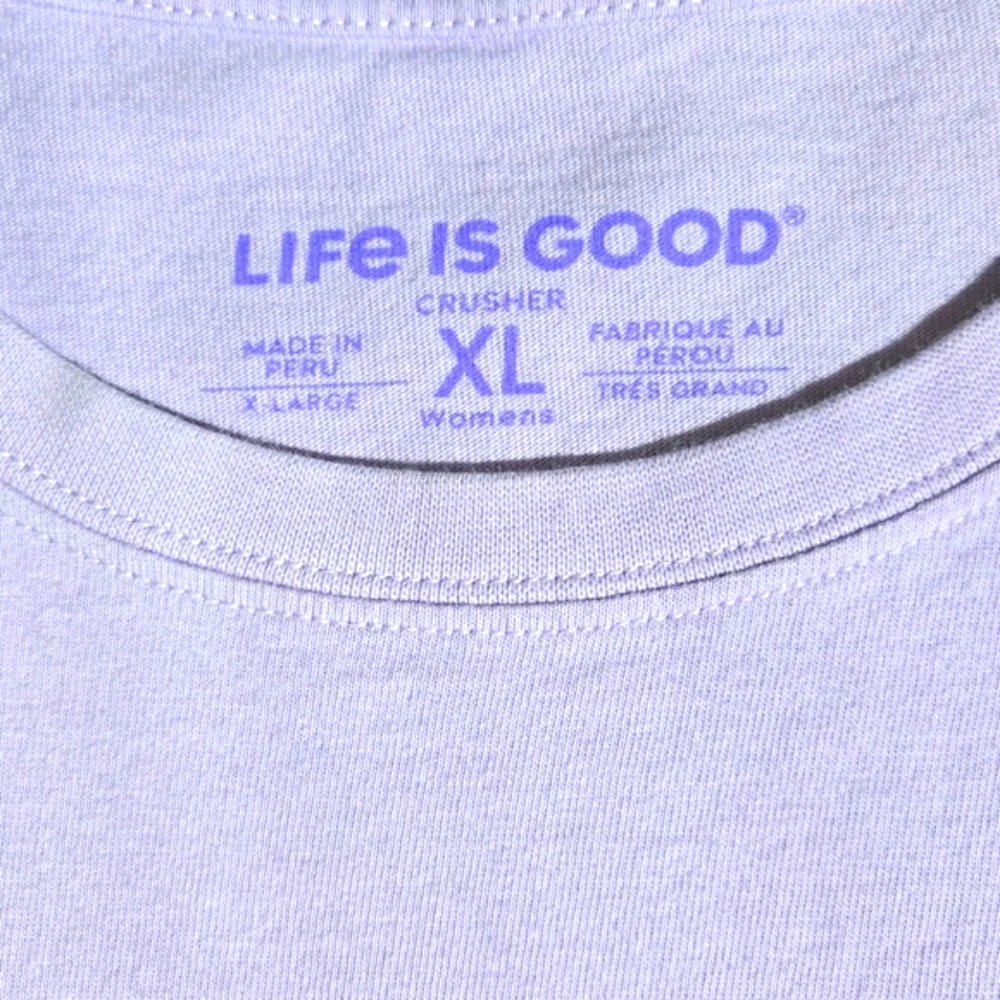 Life Is Good. XL Lavender Long Sleeve Shirt. Excellent condition - Picture 4 of 5